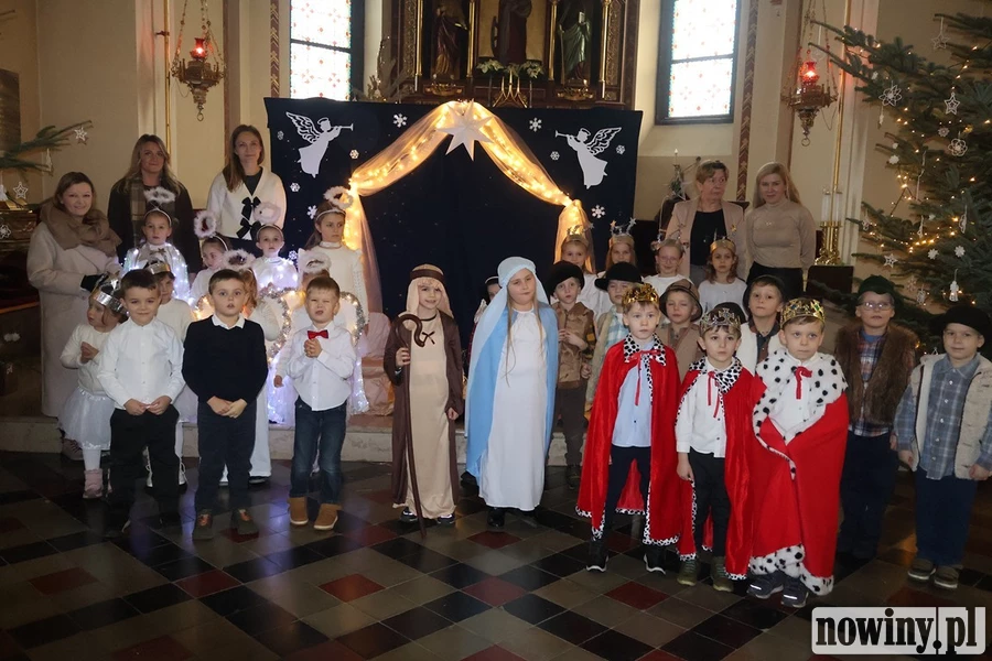Przedszkolaki zachwyciły podczas jasełek w Rudniku [ZDJĘCIA]