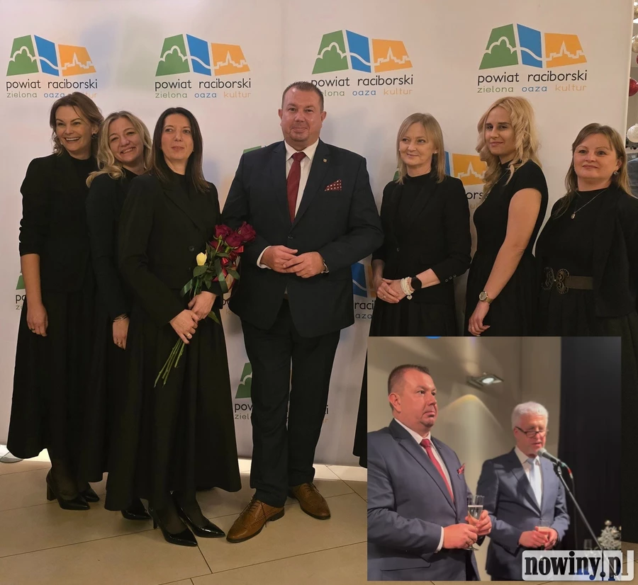 „Racibórz stoi przed wieloma wyzwaniami”. Prezydent Wojciechowicz i starosta Swoboda z życzeniami noworocznymi na koncercie w RCK