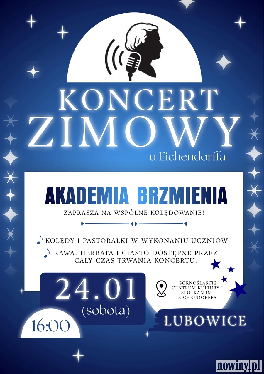 Kolędy i pastorałki zabrzmią w Górnośląskim Centrum Kultury w Łubowicach [ZAPOWIEDŹ]