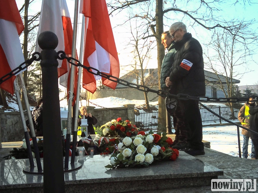 Na Piaskowej Górze upamiętniono ofiary ewakuacji więźniów KL Auschwitz