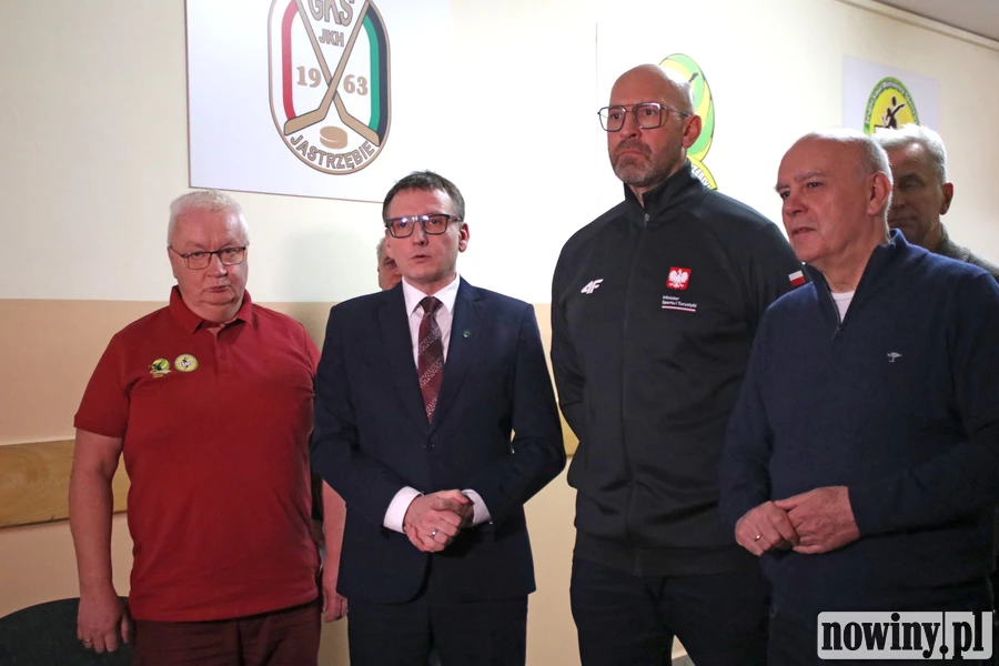 Minister sportu w Jastrzębiu-Zdroju zapowiedział pieniądze na lodowisko szkoleniowe [ZDJĘCIA, WIDEO]