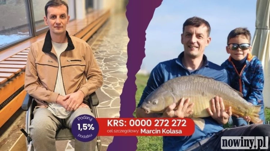 Marcin Kolasa z Pietraszyna przeżył walkę o życie. Teraz potrzebuje wsparcia, trwa zbiórka na rehabilitację