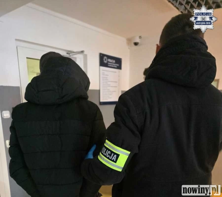 Policja z Jastrzębia zatrzymała 20-latka, który pobił znajomego