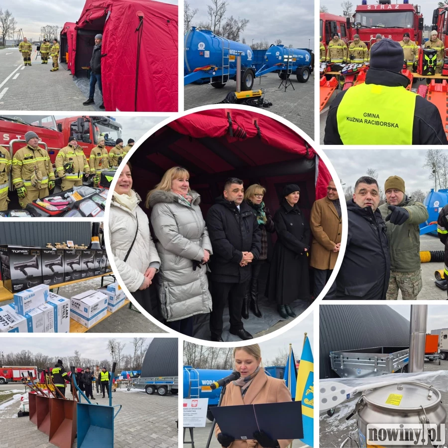 Milion złotych na sprzęt ratowniczy w Kuźni Raciborskiej. Politycy: oby używano go jak najrzadziej [ZDJĘCIA, WIDEO]