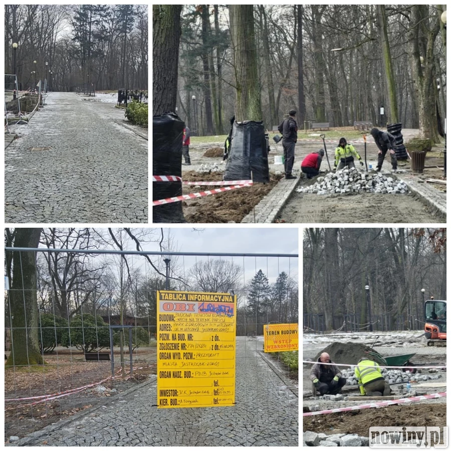 Modernizacja Parku Zdrojowego nabiera tempa