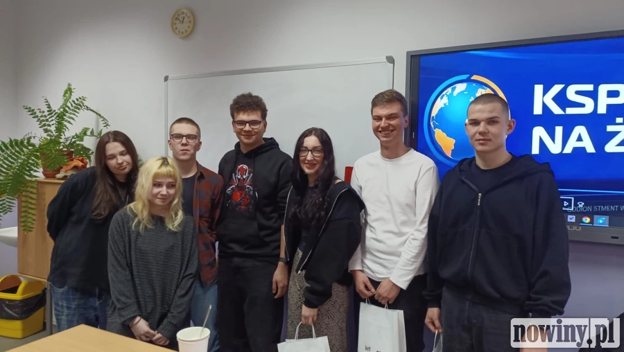Studenci z Krakowa poprowadzili warsztaty dziennikarskie dla uczniów I LO w Raciborzu [ZDJĘCIA]