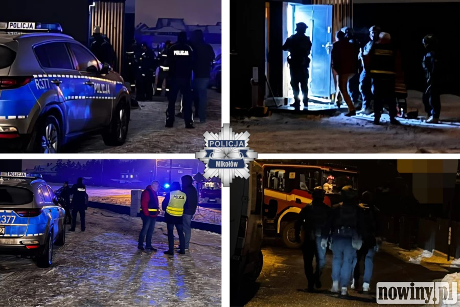 37-latek zabarykadował się w mieszkaniu, padły strzały. Kontrterroryści interweniowali w Łaziskach Górnych