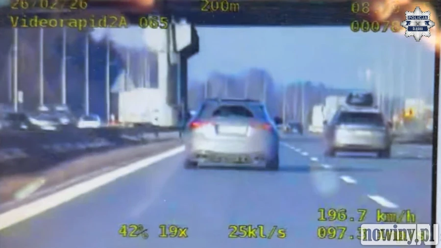 Ponad 200 km/h na autostradzie. O wysokości kary zdecydował jeden czynnik [WIDEO]