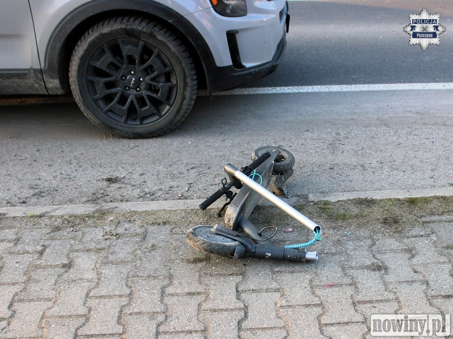 11-latka na hulajnodze elektrycznej potrącona na przejściu. Policjanci zwracają uwagę na istotny przepis