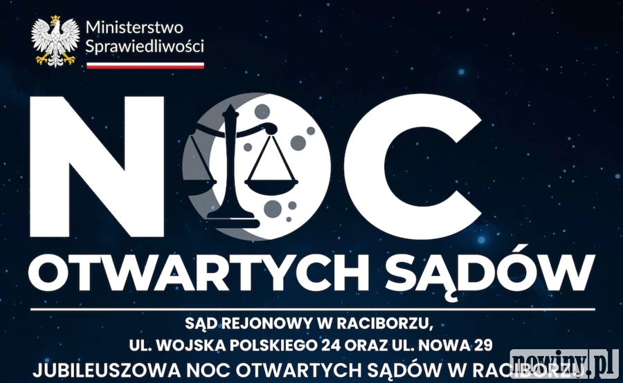 Jubileuszowa Noc Otwartych Sądów w Raciborzu: edukacja, historia, rodzina