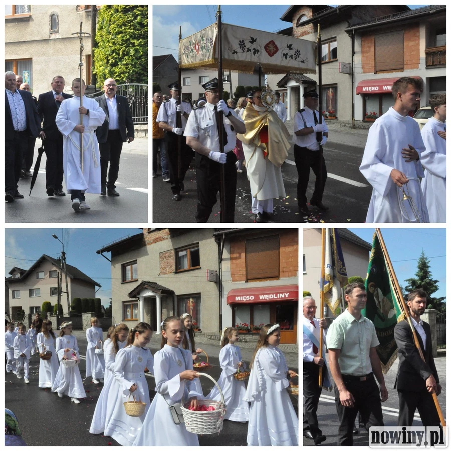 Boże Ciało w Rogowie. Wierni przeszli z procesją do Bluszczowa [ZDJĘCIA]