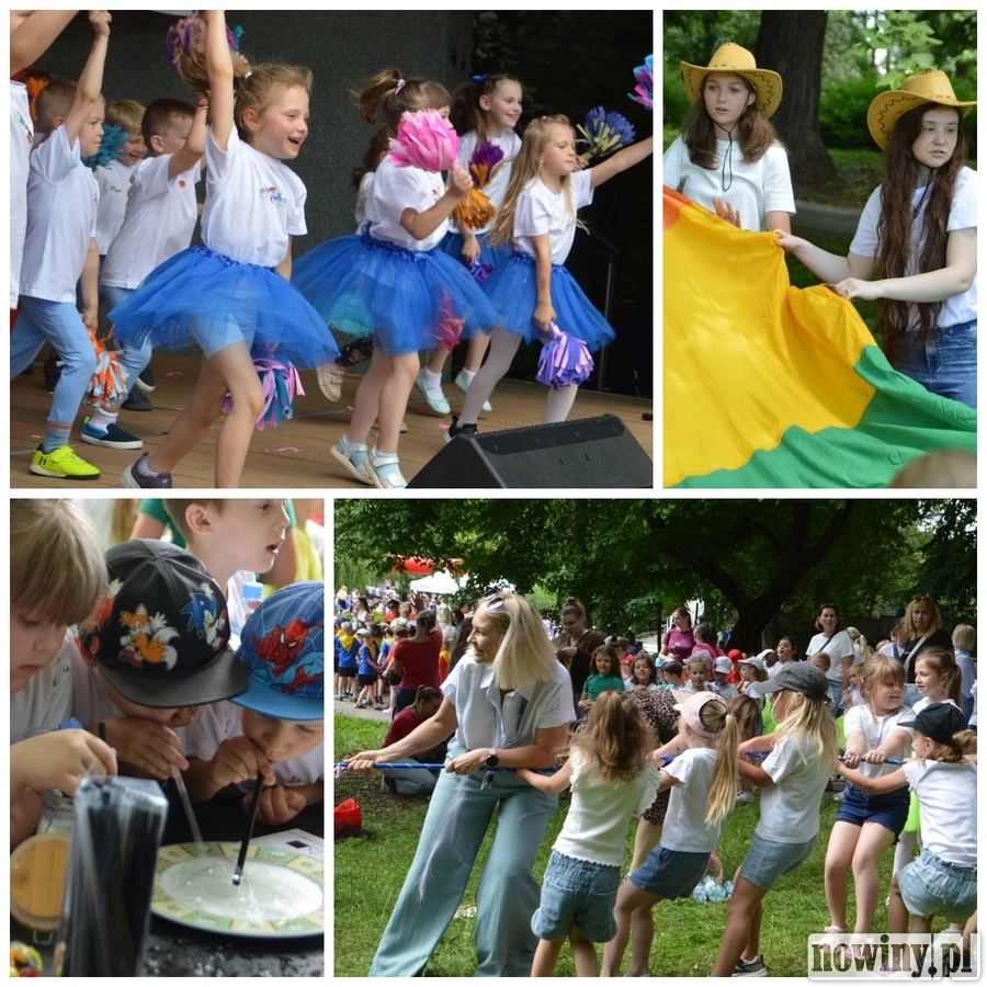 Festiwal Piosenki i Sportu w Raciborzu. Przedszkolaki i studenci opanowali Park Roth [ZDJĘCIA]