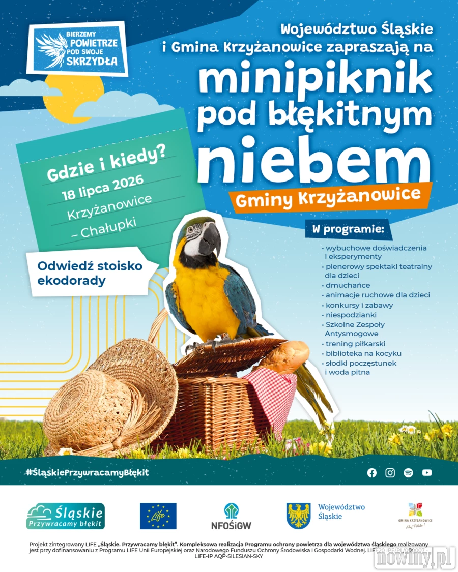 Minipiknik ekologiczny w Chałupkach. Będą eksperymenty, atrakcje dla dzieci i porady dla mieszkańców