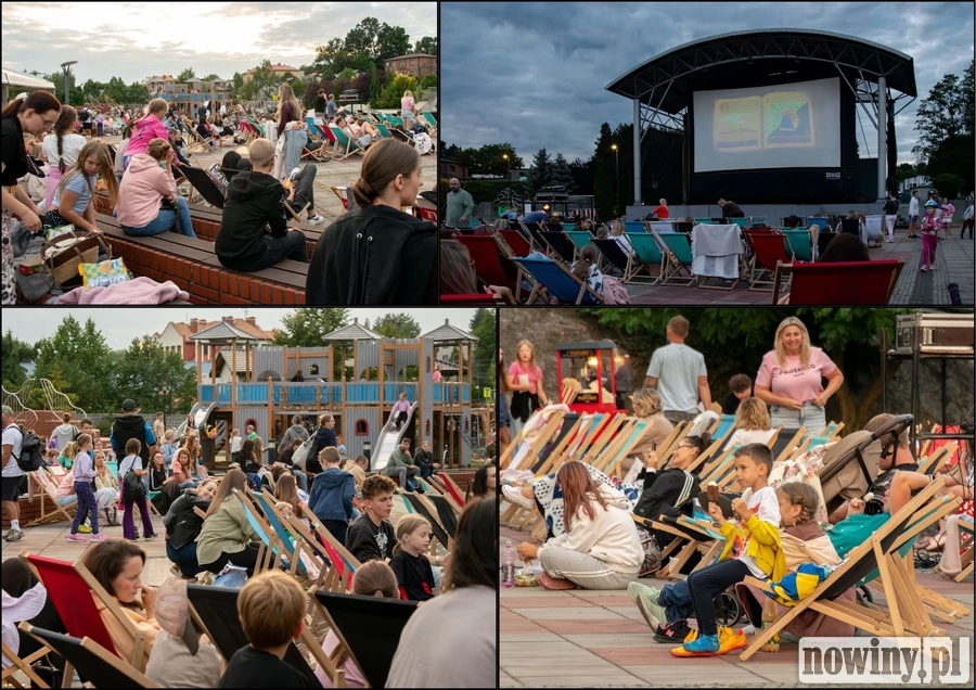 Kino pod chmurką przyciągnęło mieszkańców Marklowic na Słoneczną Wyspę [ZDJĘCIA]