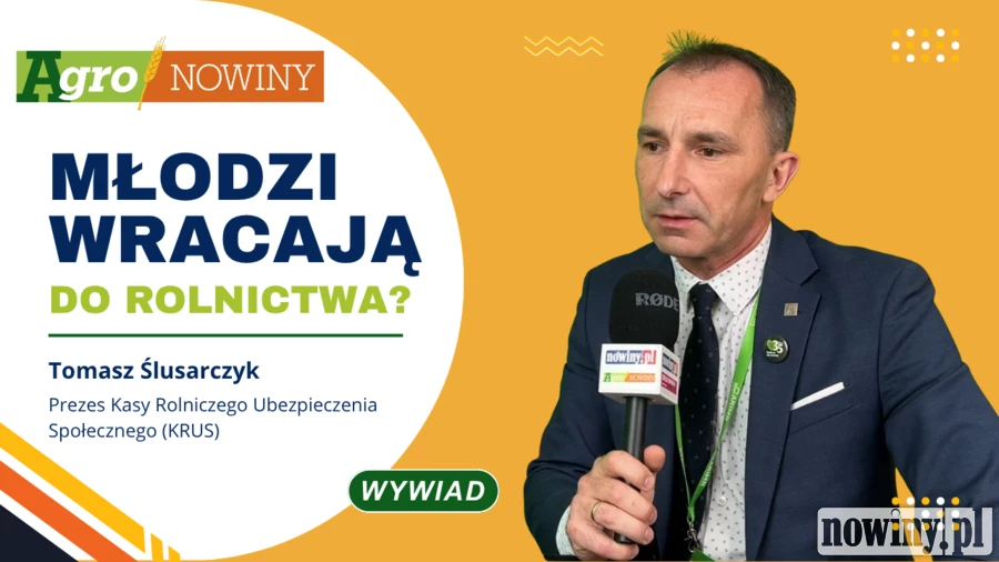 Młodzi rolnicy przejmują gospodarstwa. Prezes KRUS mówi o wzroście o 14 procent