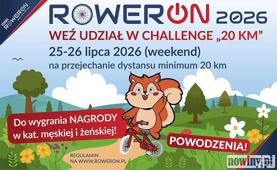 RowerON 2026: Już w ten weekend Challenge „20 km”. Wykręć minimum 20 km na rowerze i zgarnij super nagrody!