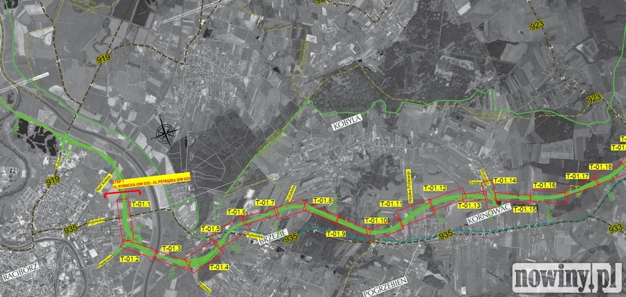 Racibórz ogłosił drugi przetarg dotyczący drogi Racibórz–Pszczyna. Ten odcinek ma prawie 11 km