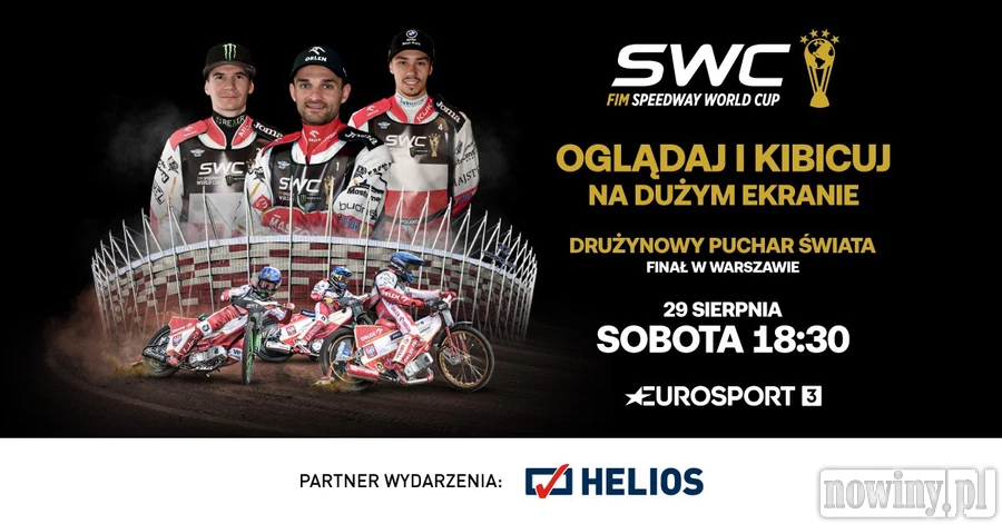 Żużlowe emocje na wielkim ekranie kina Helios Żory. Finał Drużynowego Pucharu Świata na żywo!