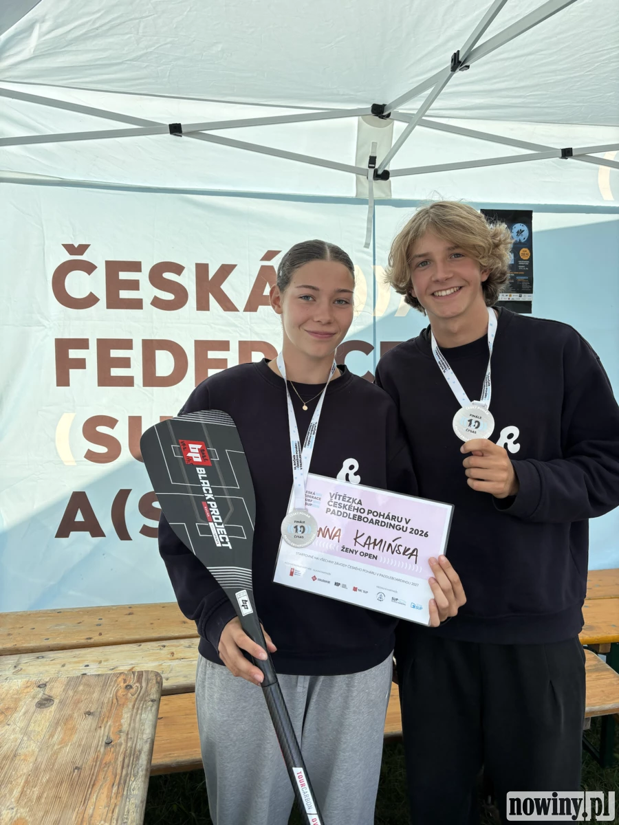 Raciborzanie na podium Pucharu Czech w SUP. Hania Kamińska wygrywa cały cykl, Miłosz Sytnik trzeci