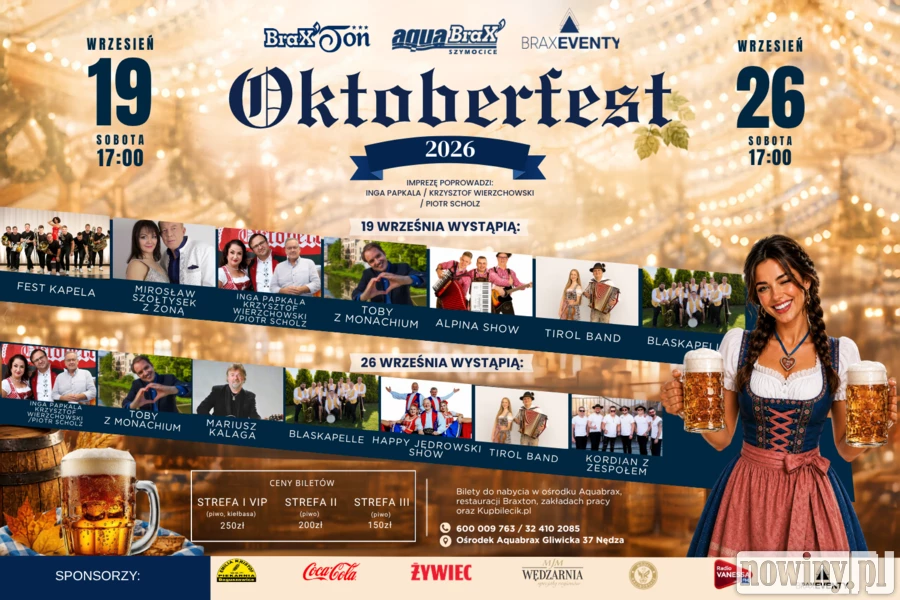 Oktoberfest w Aqua Brax – największe wydarzenie w regionie już niebawem!