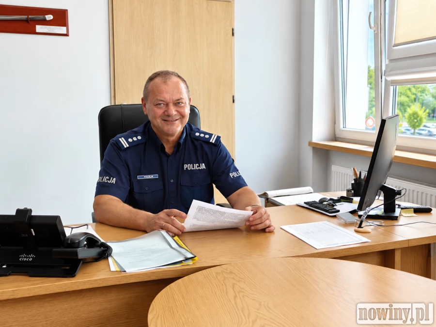 "Marzyłem, żeby łapać złodziei". Komendant policji z Rybnika o przestępczości, policjantach i przyszłości