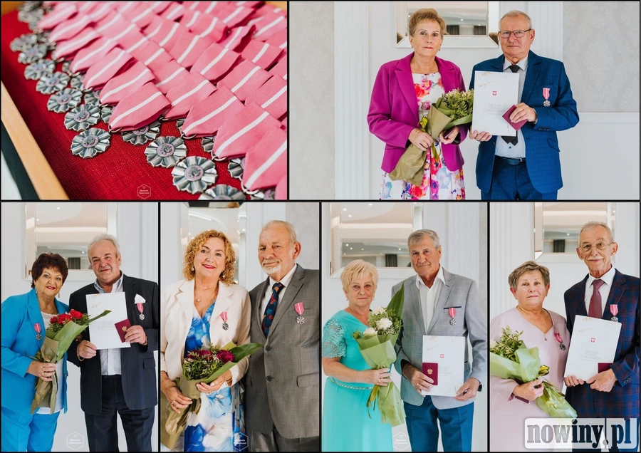 Złote Gody w Gminie Gorzyce. Jubilatom wręczono medale [ZDJĘCIA]