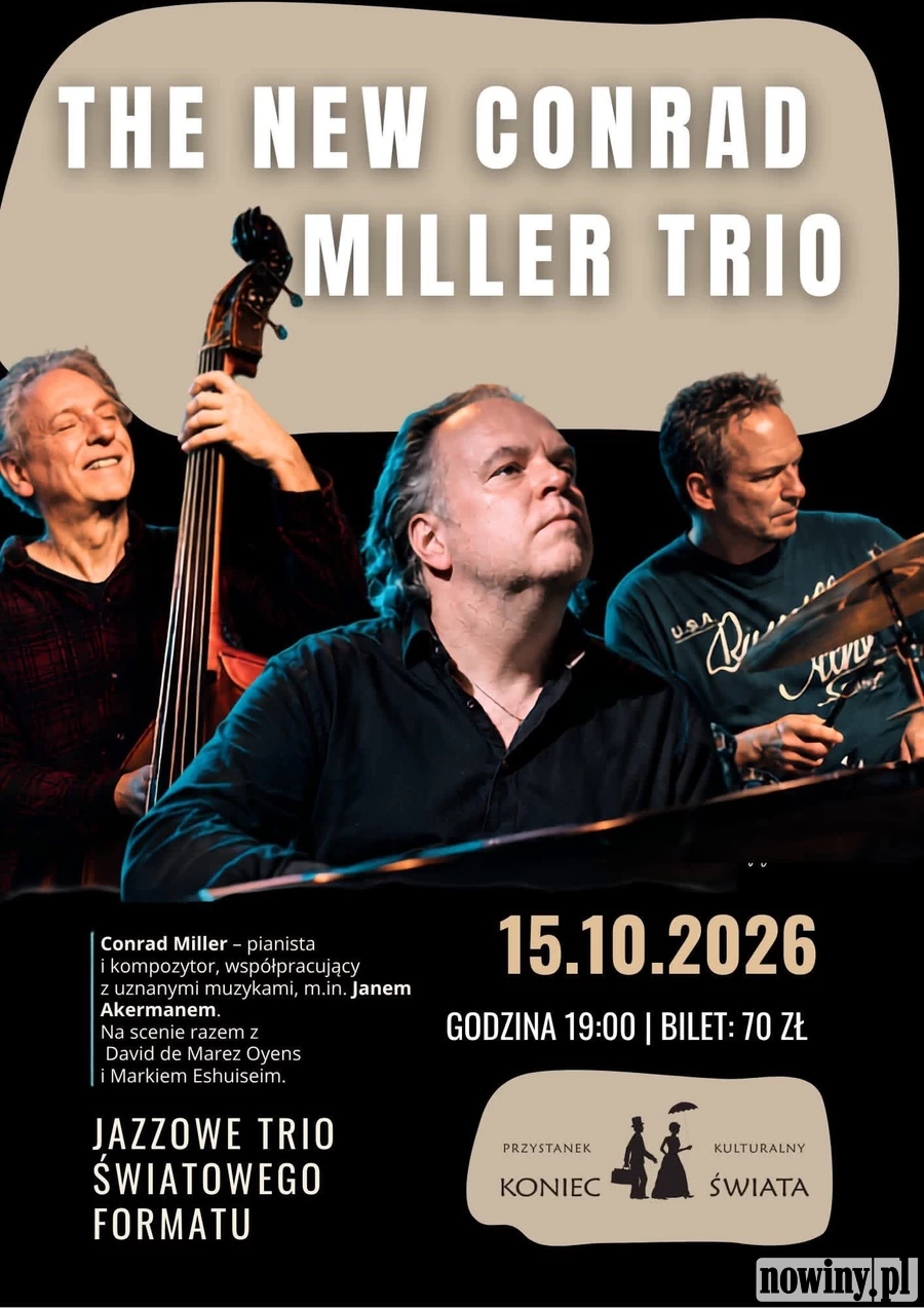 Jazzowe trio światowego formatu na Końcu Świata w Raciborzu!