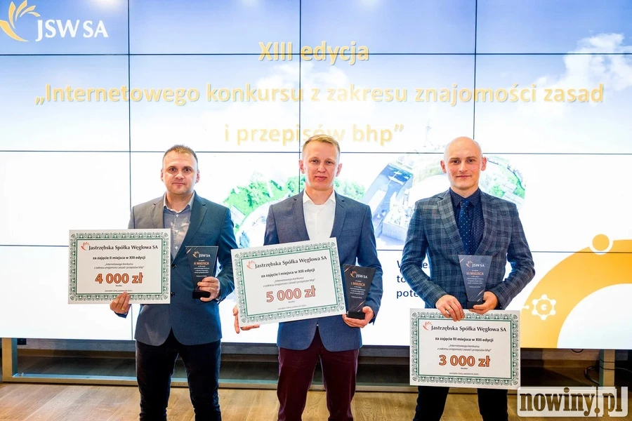 Kto najlepiej zna zasady BHP w JSW? Zwycięzca konkursu otrzymał 5000 zł