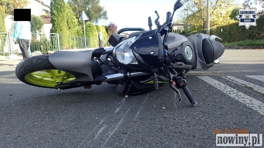 Śmiertelny wypadek w Rybniku. 37-letnia pasażerka nie miała kasku