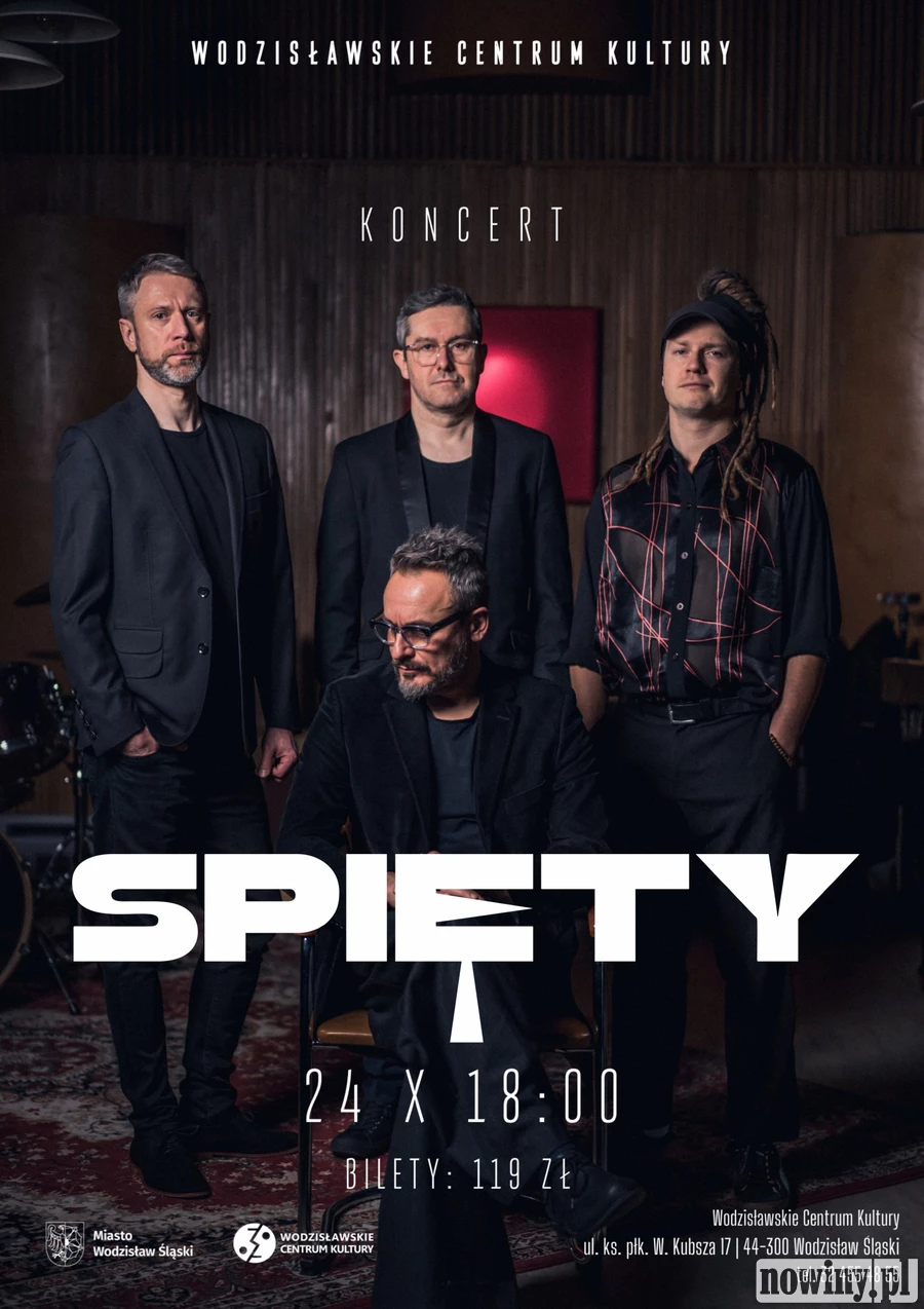 Spięty w