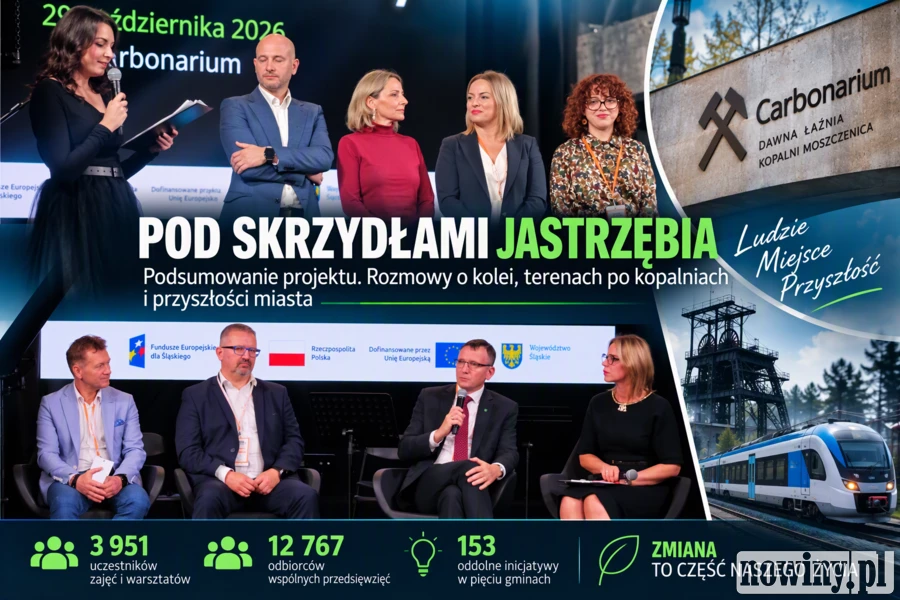 Kolej, tereny po kopalniach i przyszłość miasta. Podsumowano „Pod skrzydłami Jastrzębia”