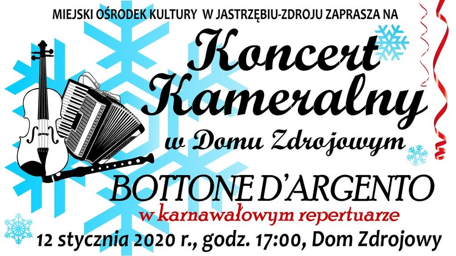 Zespół Bottone d'argento wystąpi w Domu Zdrojowym