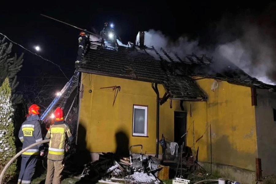 Pożar na Lompy. Jedna osoba zginęła