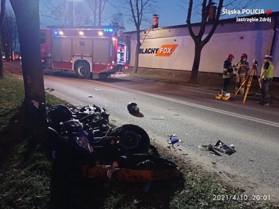 Śmiertelne potrącenie motorowerzysty