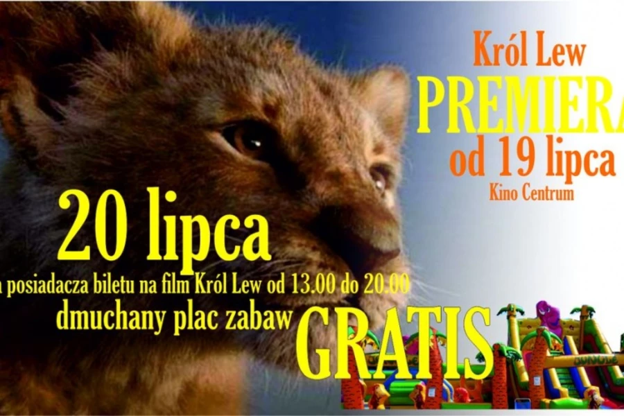 Dmuchany plac zabaw za darmo!