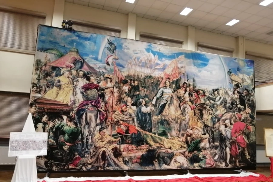 "Jan Sobieski pod Wiedniem" w ZS 6. Wyjątkowa wystawa