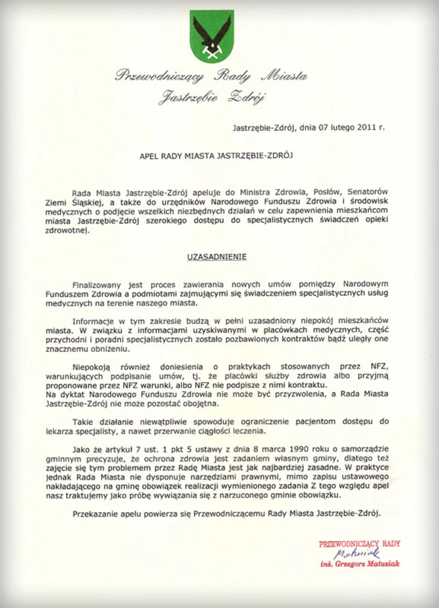 Radni zbierają podpisy mieszkańców pod apelem