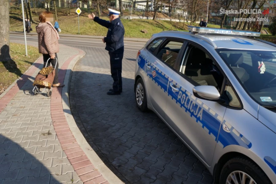 Policja przyglądała się pieszym. Poleciały mandaty