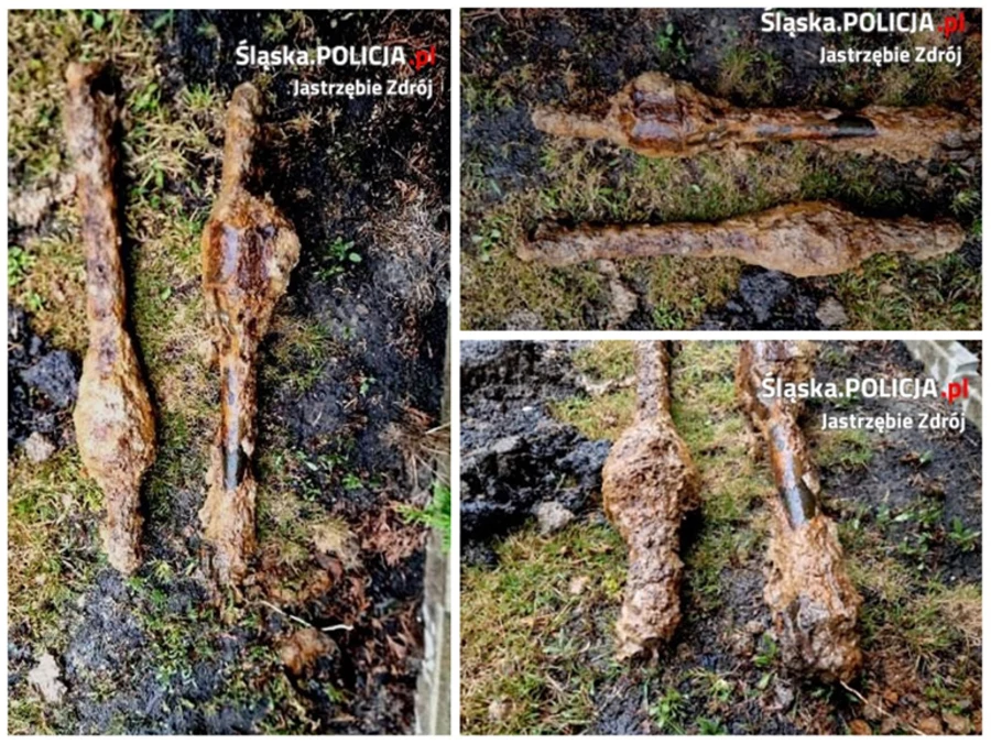 Mężczyzna wykopał pociski rakietowe z czasów II wojny światowej