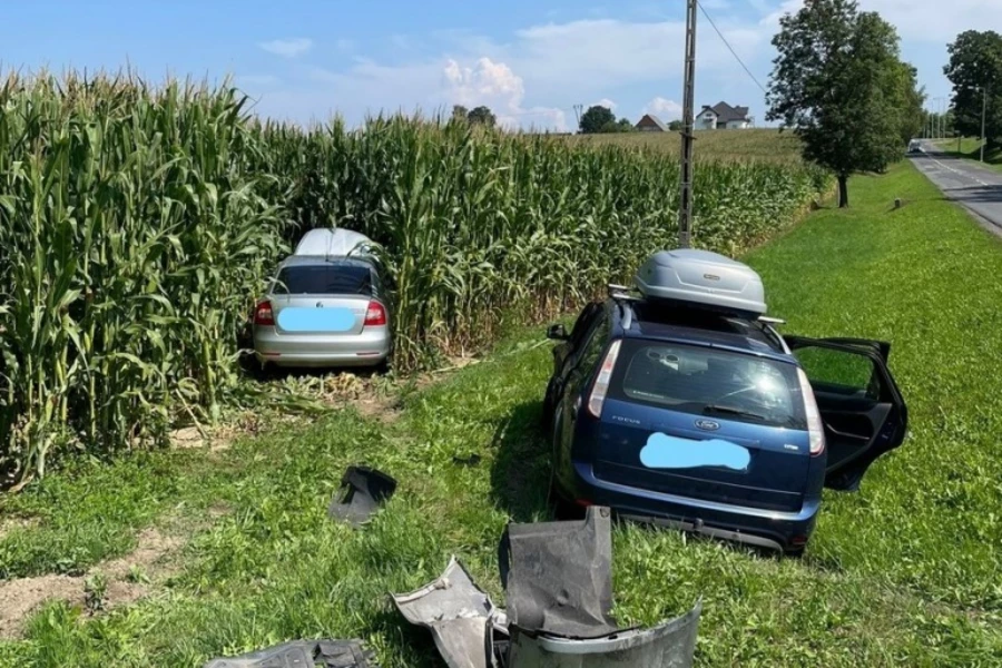Wyprzedzanie skończył w polu