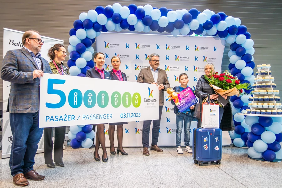 To pierwszy raz w historii lotniska w Pyrzowicach. Katowice Airport świętuje