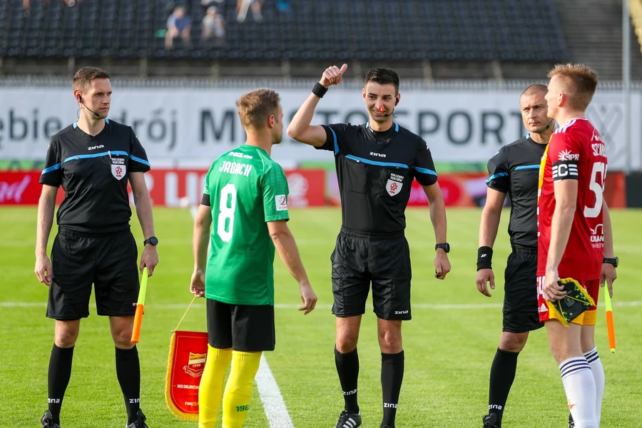 Mecz z rezerwami ŁKS-u Łódź przy Harcerskiej