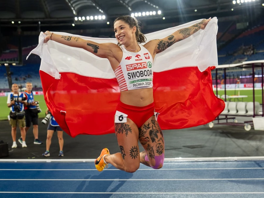Ewa Swoboda z medalem w biegu na 100 metrów na mistrzostwach Europy